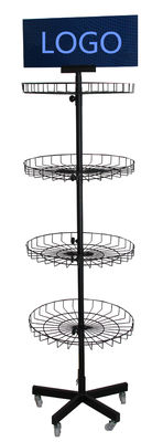 Стеллаж для выставки товаров W450mm вращая