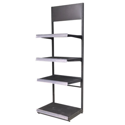 Розница супермаркета стеллажа для выставки товаров постельных принадлежностей подушки лоскутного одеяла металла черная