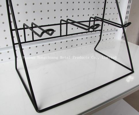 Черный стеллаж для выставки товаров батареи H500mm W310mm, шкаф Pegboard инструмента стены гаража