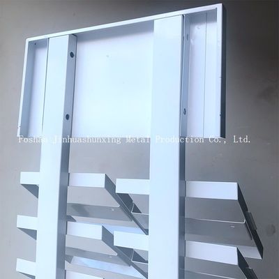 стеллаж для выставки товаров образца высоты 320*480 mm 2050mm, стеклянные стеллажи для выставки товаров с белизной