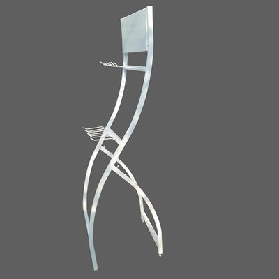 Белые аксессуары стеллаж для выставки товаров автомобиля цвета LH-1432, стеллаж для выставки товаров лезвия счищателя