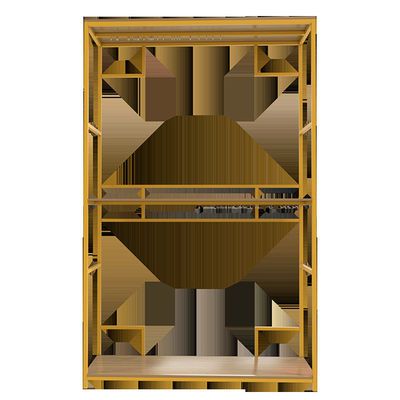 Шкаф дисплея шкафа организатора одежды высоты глубины 407mm двойного слоя 255mm с замком
