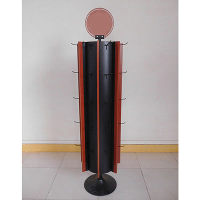 Стеллаж для выставки товаров W350mm L350mm вращая, вращая розничный дисплей для шуточной карты
