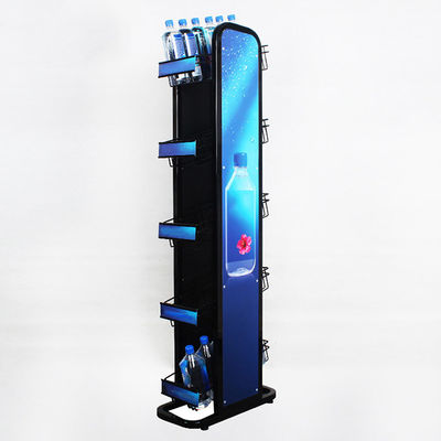 Шкаф бутылки минеральной воды 5 полов с металлом 240W*500L*1450mmH логотипа